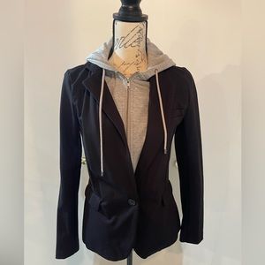 Liverpool Blazer Jacket with Grey Zip Sweatshirt Insert XS